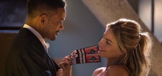 Will Smith and Margot Robbie in Focus (Warner Bros)
