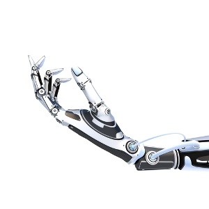 Robotic hand from Shutterstock