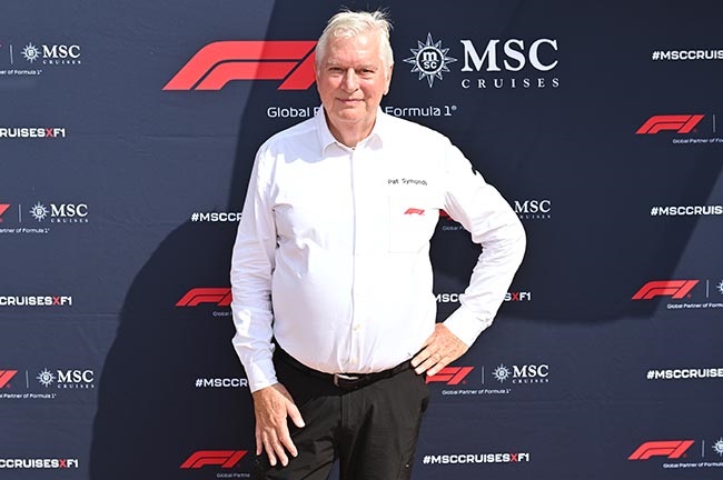 Pat Symonds has served as chief technical officer with F1 since 2017. (Anthony Devlin/Getty Images for MSC Cruises)
