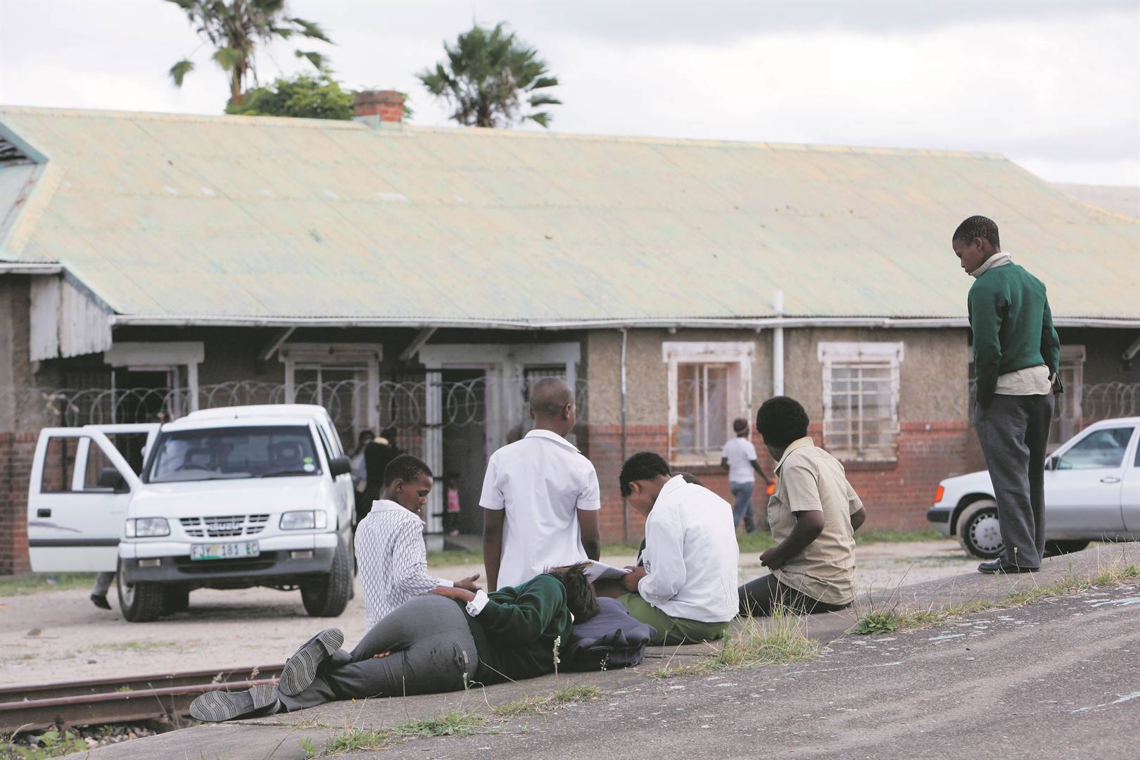 Amasango Career School is a special needs school on the outskirts of Makhanda, Eastern Cape, which is currently housed on disused railway land. The school has been in a court battle with the department of education to provide adequate facilities. Photos: Zute Lightfoot