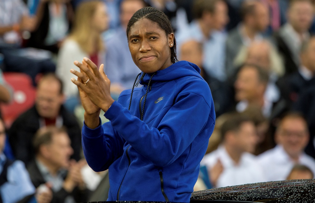 Caster Semenya of South Africa during the presentation waves at spectators during the Diamond League Athletics meeting Weltklasse on August 24, 2017 at the Letziground stadium in Zurich, Switzerland. Photo by Robert Hradil/ Getty Images