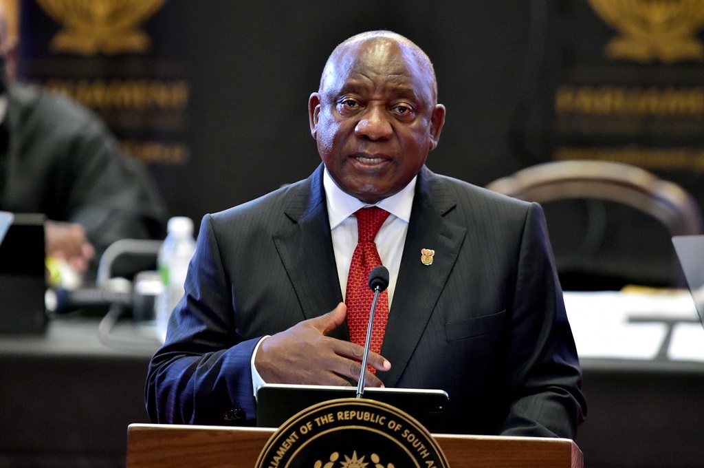 President Cyril Ramaphosa delivered the 2022 State of the Nation Address (Sona) at the Cape Town City Hall. Photo: GCIS