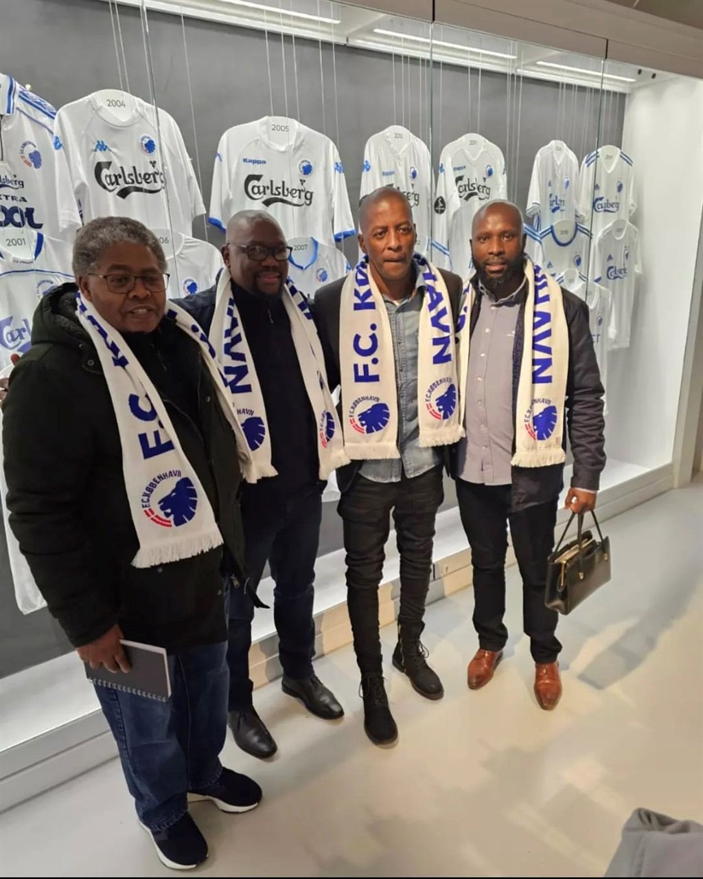 Sibusiso Zuma visits his beloved FC Copenhagen. 
