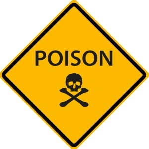 Poison sign from Shutterstock
