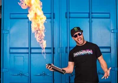 <b>KEN BLOCK - HOT FOR HIS MUSTANG: </b> Famed rally driver Ken Block is coming to Johannesburg to join the Clarkson, Hammond and May Live tour. <i>Image: Supplied</i>