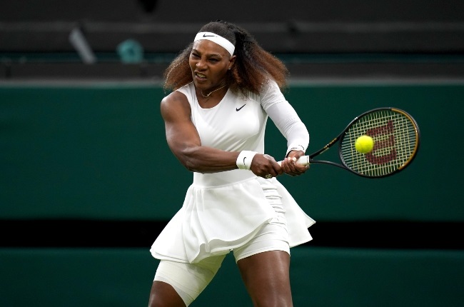Serena in action during Wimbledon 2021. She says s