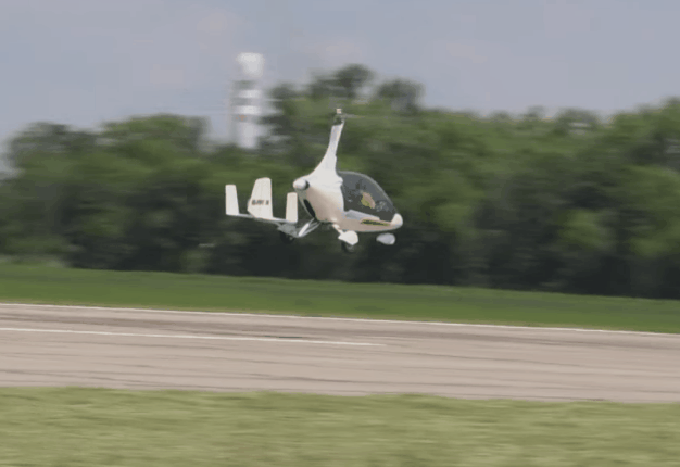 <b> TRANSPORT OF THE FUTURE? </b> As global automakers compete to bring the first flying car to market, GyroDrive plans to make helicopters that can fly.<i>Image: Youtube</i> 