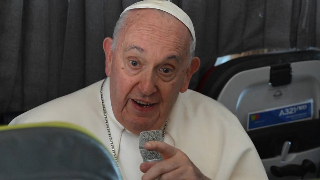 Pope Francis. (Maurizio Brambatti/Pool/AFP)