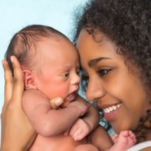 Newborn baby from Shutterstock