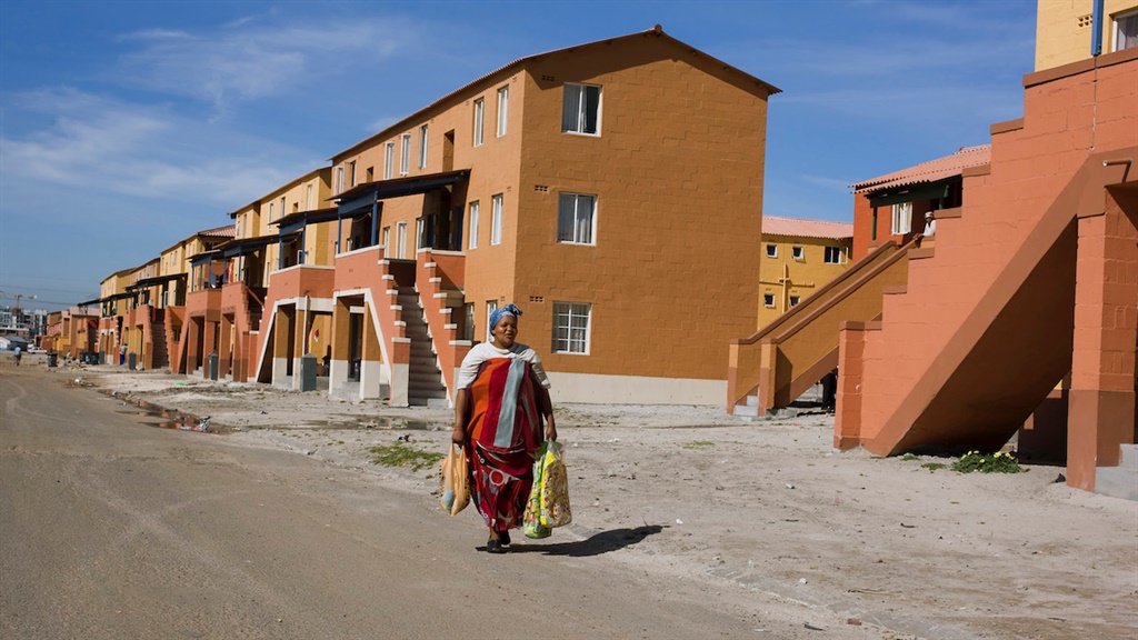 Government housing in Langa, Cape Town. (Getty)