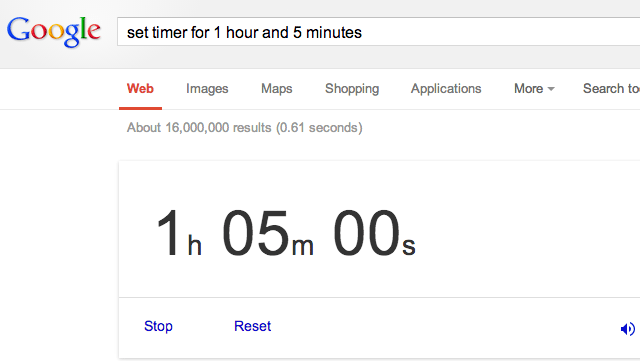 google timer