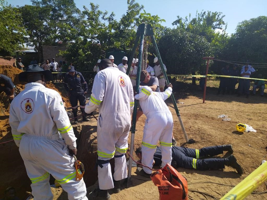 A one-year-old girl has been rescued after falling down a borehole in Rustenburg.