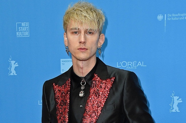 Colson Baker, a.k.a. Machine Gun Kelly, attends the Taurus premiere during the 72nd Berlinale International Film Festival.