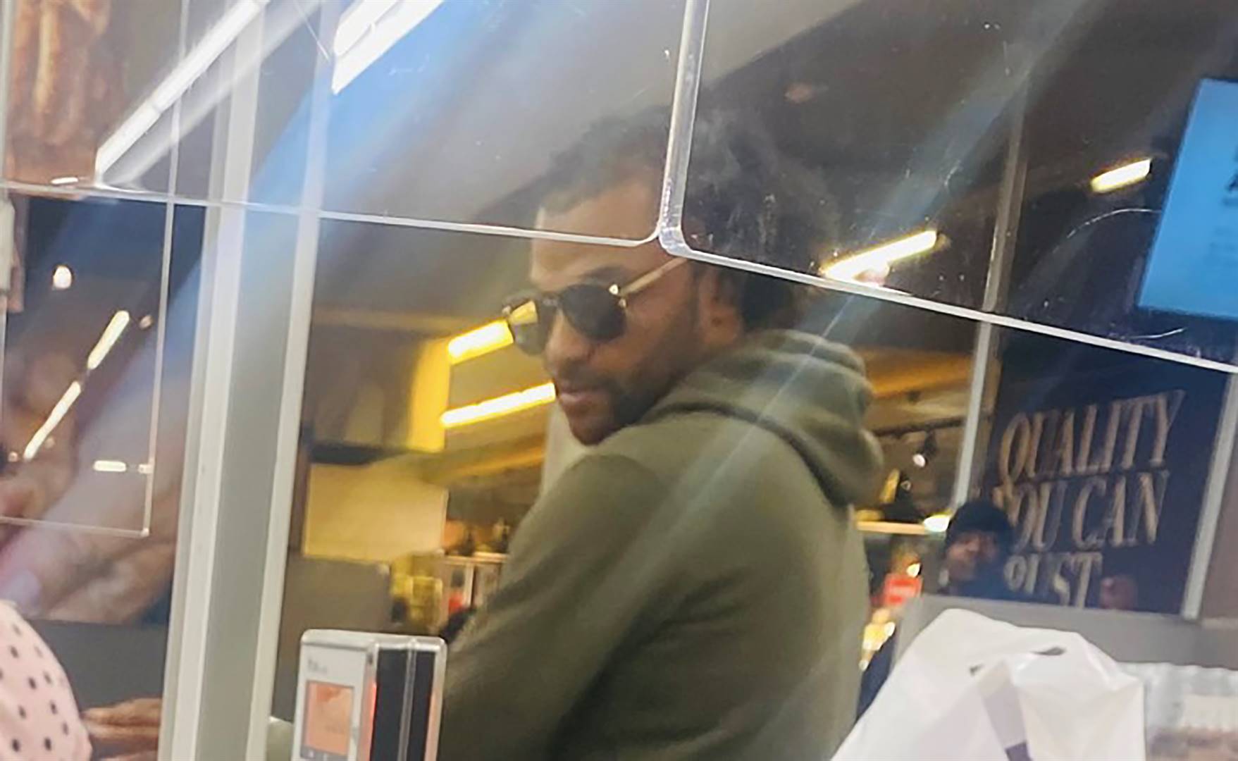 Man resembling 'Facebook rapist' Thabo Bester photographed in a grocery store on 30 June 2022. 