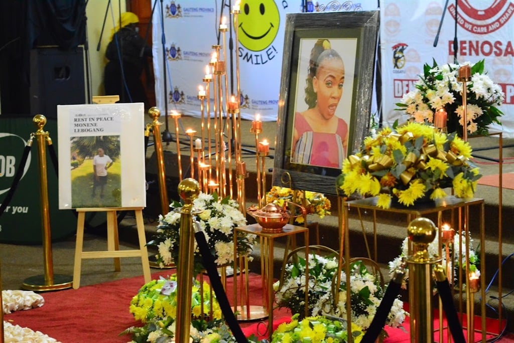 A memorial service was held for nursing assistant Lebo Monene who was gunned down at Tembisa Hospital.