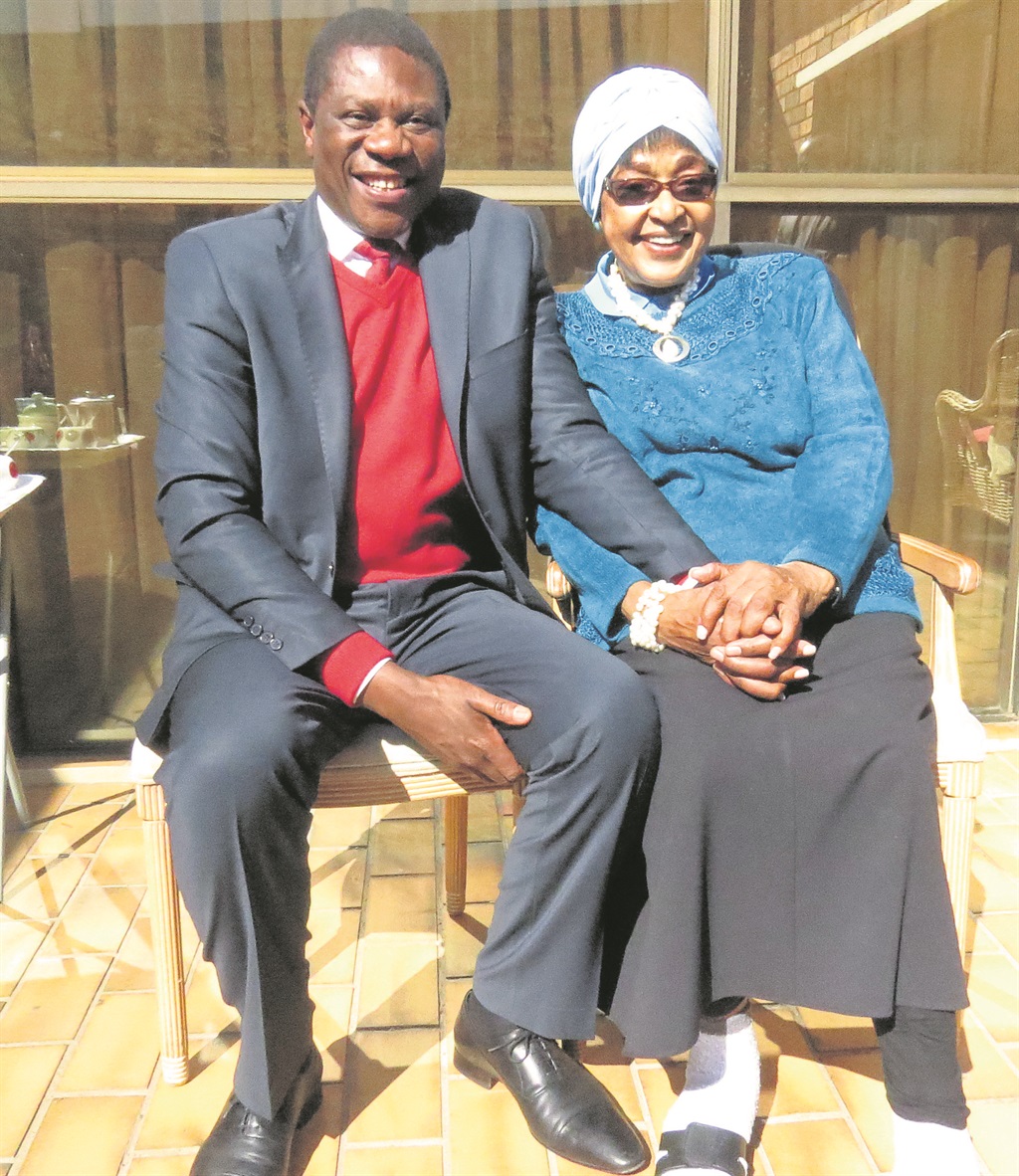 Paul Mashatile paid struggle stalwart Winnie Madikizela-Mandela a visit at her home in Orlando West, Soweto. 