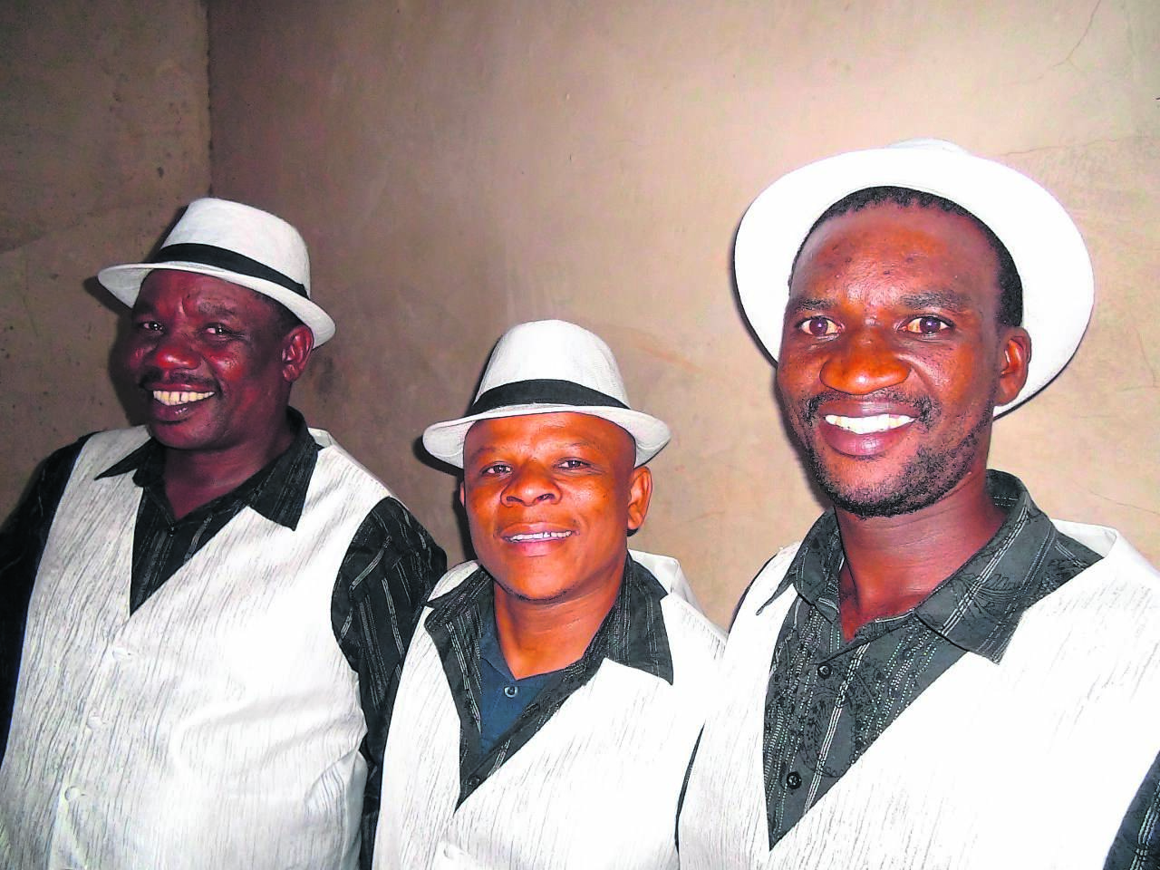 Mbaqanga group Ababekezeli is made up of Siphiwe Zakwe (middle) and his sons, Mbuso and Sandile.