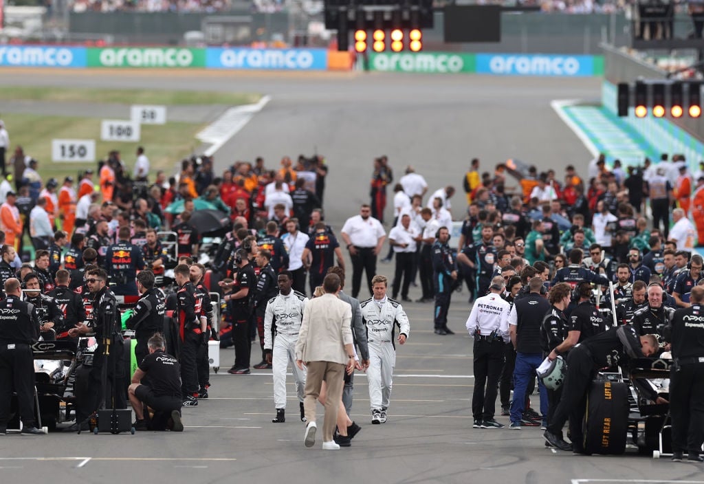 PHOTOS Brad Pitt respects F1 and thrills drivers at Silverstone Life