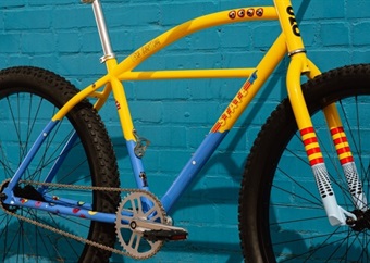 Beatles fans will love riding on this Yellow Submarine homage bike 