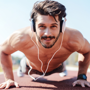 Listening to the right music can boost your workout performance. 
