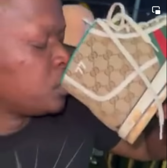A video has been circulating, where people are seen drinking booze from takkies. 