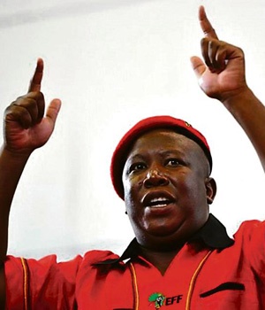 Economic Freedom Fighters leader Julius Malema