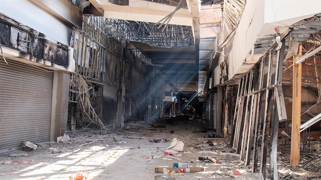 Greater Edendale Mall damaged during the July unrest (Image supplied)