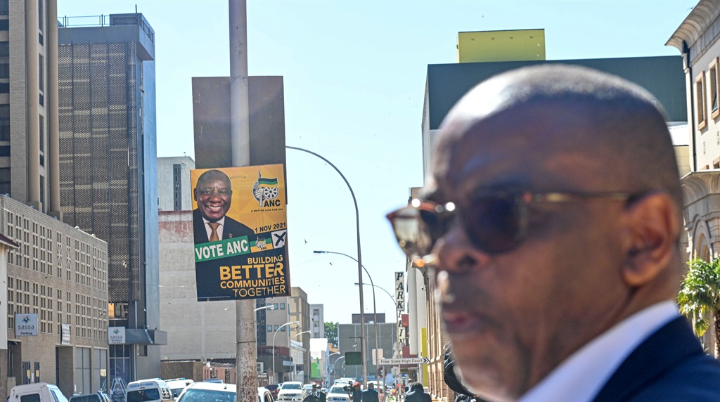African National Congress (ANC) former secretary general Ace Magashule outside Free State High Court on November 03, 2021 in Bloemfontein, South Africa. (Photo by Gallo Images/Volksblad/Mlungisi Louw)