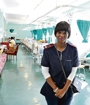 Zwanizwi Zulu is a nurse at Rahima Moosa Mother and Child Hospital in Westbury, Joburg. She is determined to remain in the public healthcare sector. Picture: Elizabeth Sejake