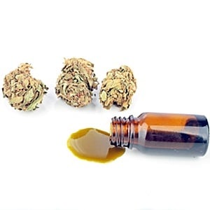 Medical cannabis oil ready for consumption. (Shutterstock)
