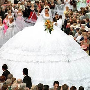 funny wedding dress