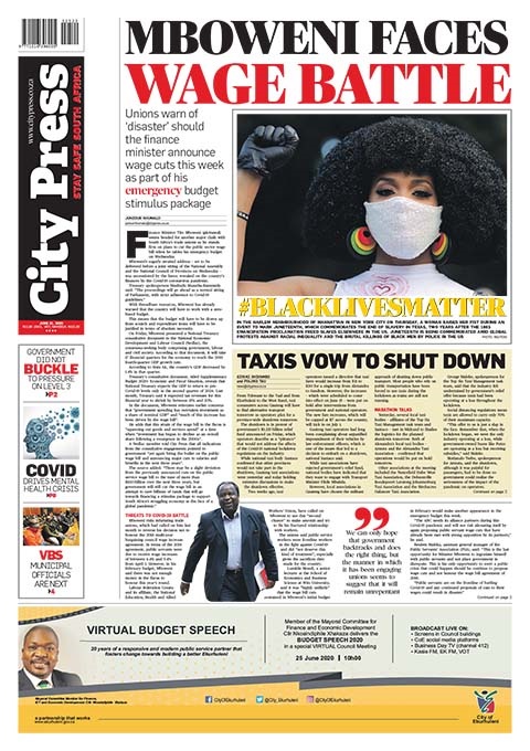 What S In City Press Mboweni Faces Wage Battle Taxis Vow To Shut Down Mantashe S Nuclear Plan Is Mahlobo S Reloaded Citypress