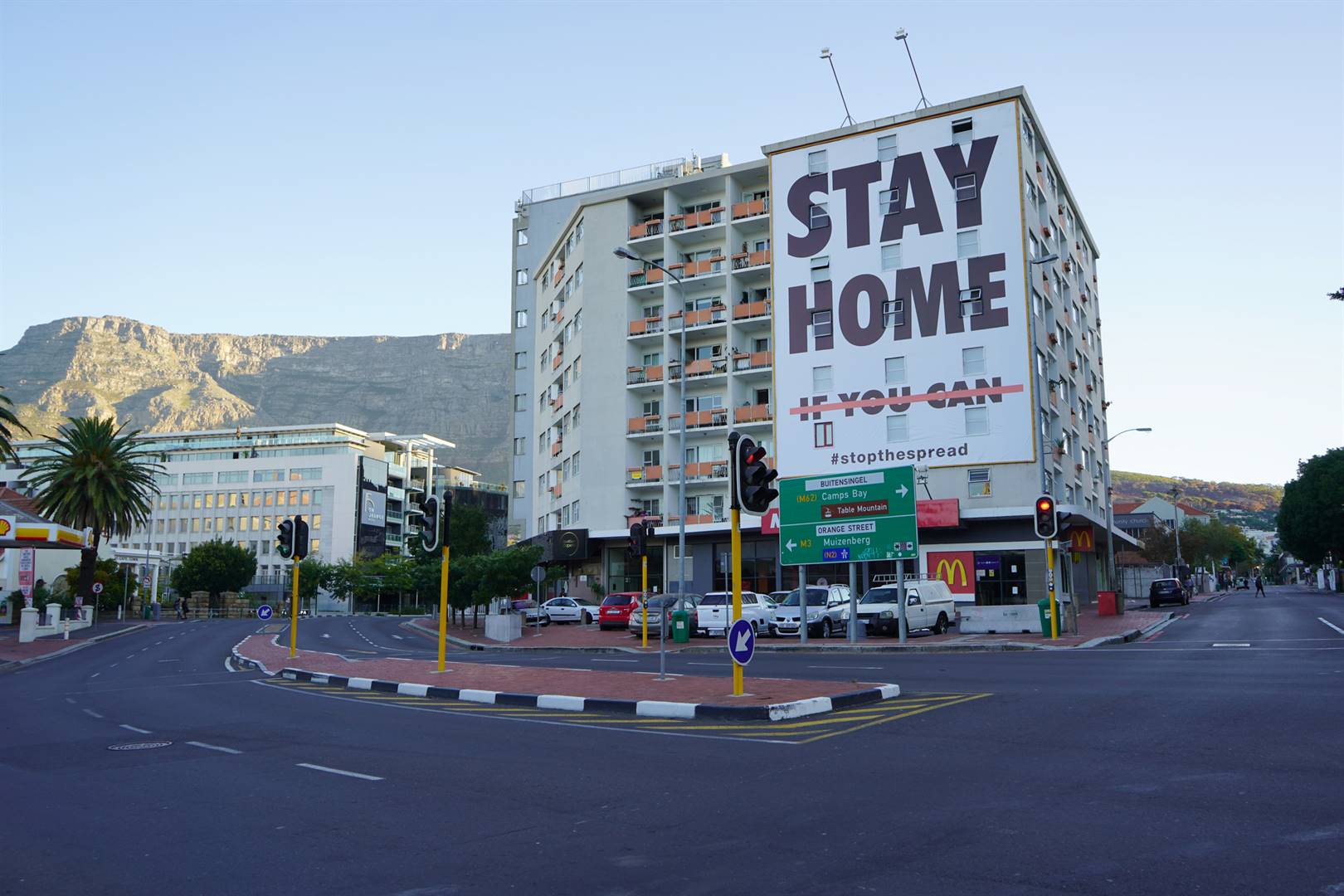 Empty streets in the City of Cape Town during the lockdown for Covid-19. Photo: iStock