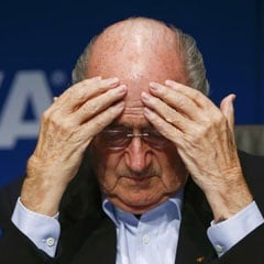 Fifa President Sepp Blatter. Picture: Arnd Wiegmann/Reuters