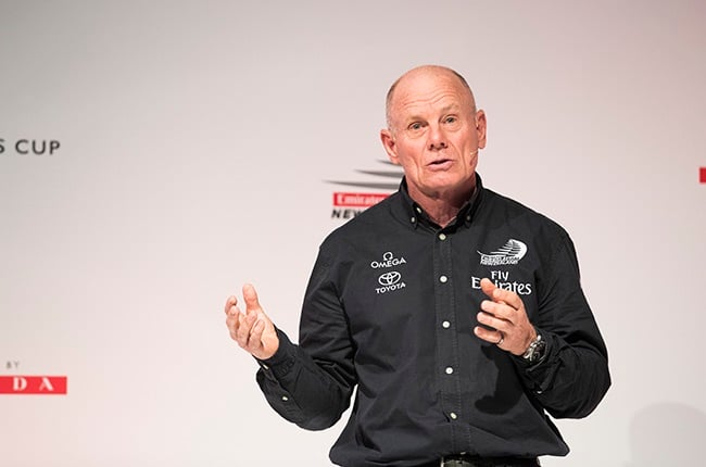 Grant Dalton, CEO of Team New Zealand, attends the 36th America’s Cup Overture as part of the launch for the new protocol of the 36th edition of event in Cowes, United Kingdom on 31 August 2018. 