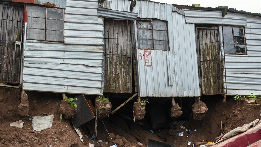 The aftermath of flooding in KwaZulu-Natal. (Photo by Gallo Images/Darren Stewart)
