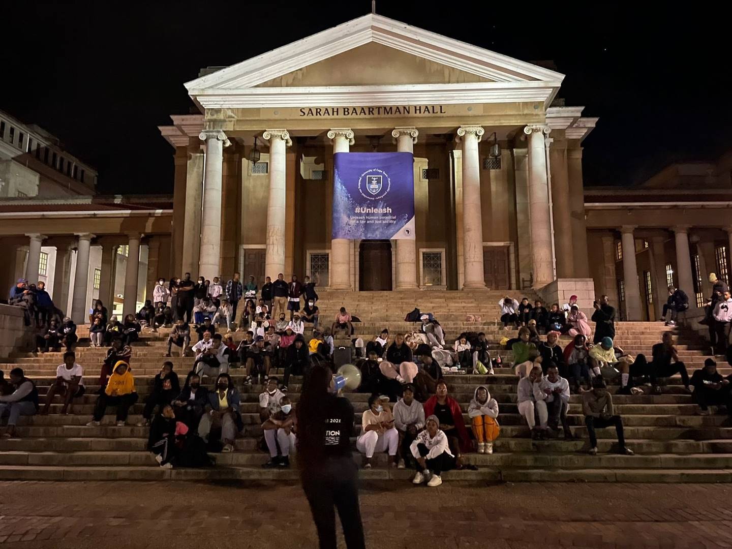 A student who alleged she was raped by an academic at the University of Cape Town (UCT) took to Twitter to ask for help, claiming that the university was protecting the alleged perpetrator. Photo: Twitter/UCT SRC