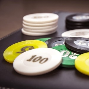 Gambling tokens from Shutterstock