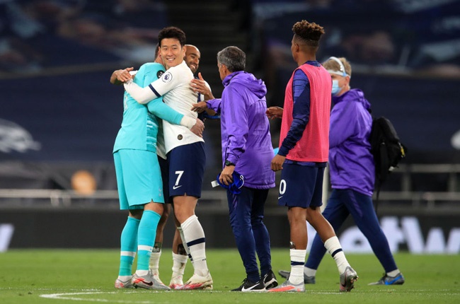 Son Heung Min Clashes With Hugo Lloris As Spurs Beat Everton Sport