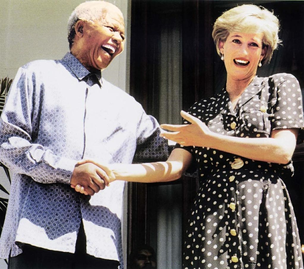 Diana, prinses van Wallis, het op 18 Maart 1997 in Kaapstad op Genadendal se stoep uitgestap met Nelson Mandela &rsquo;n paar tree agter haar. Sy het ges&ecirc; sy sal help waar moontlik om die vigspandemie in Suid-Afrika te beveg. &ldquo;Ek lok nooi