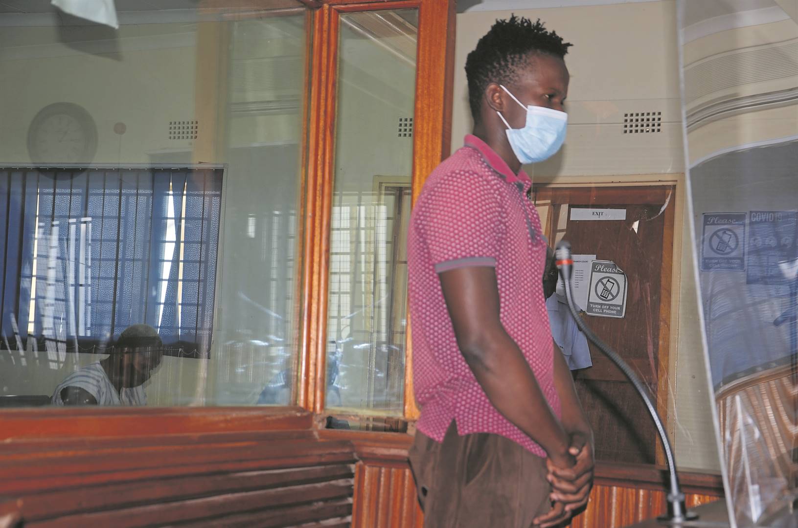 Murder-accused Silence Tivane appears in court on Wednesday.
