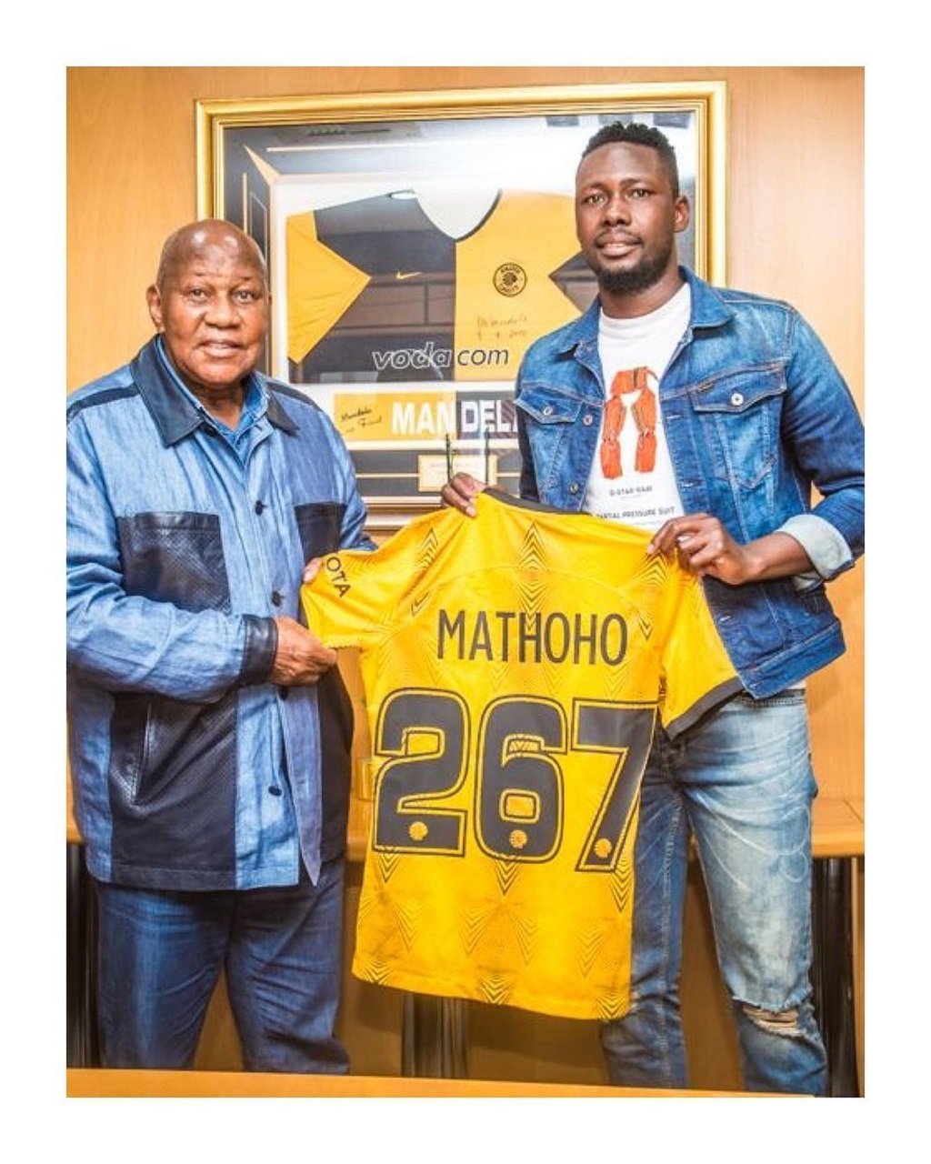 Kaizer Chiefs bid farewell to Eric Mathoho yesterday with a special event at Naturena.