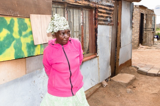 Gogo Mary Seforo is the owner of the yard where the body of Nomvula Chenene was found.