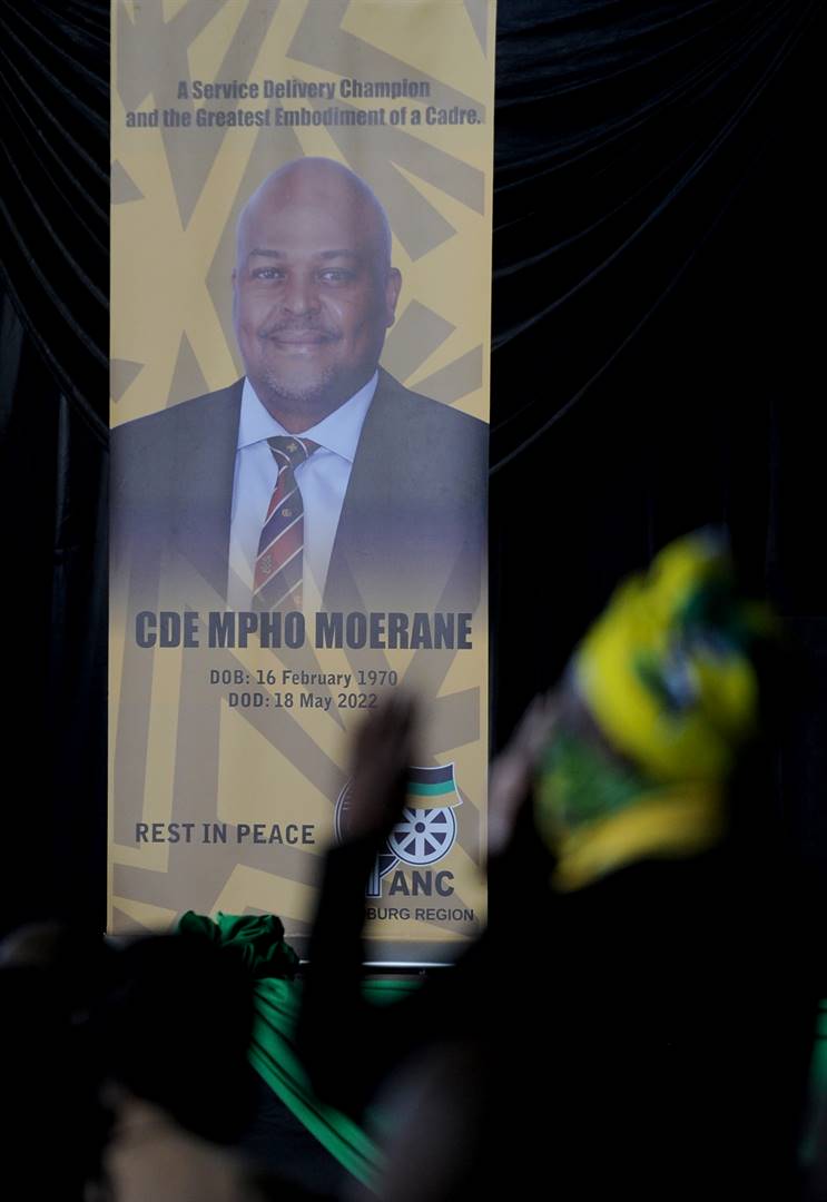 Mourners gathered at the memorial service of former Johannesburg mayor Mpho Moerane in Alexandra on Friday. Photo: Tebogo Letsie/City Press