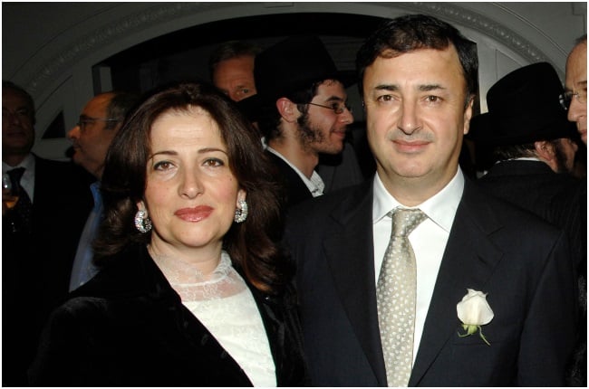Lev and his wife Olga, pictured in 2007 at a Levie
