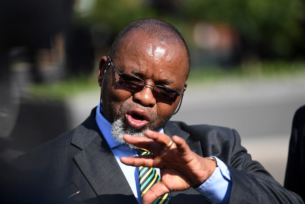 Mineral Resources and Energy Minister Gwede Mantashe. 