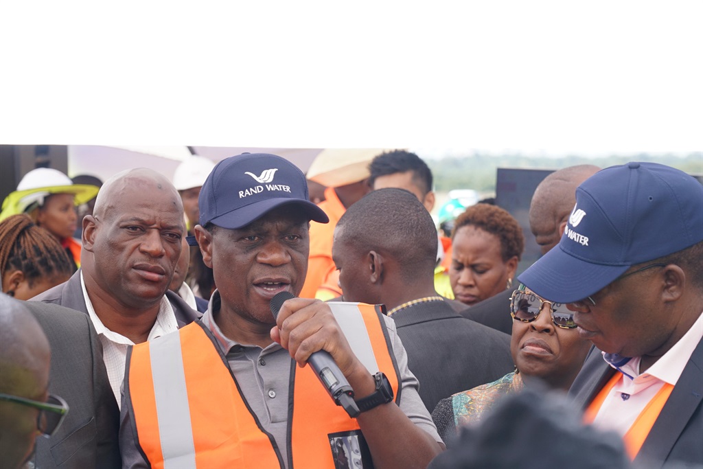 Deputy President Paul Mashatile on an oversight visit in Sedibeng on 12 April 2023