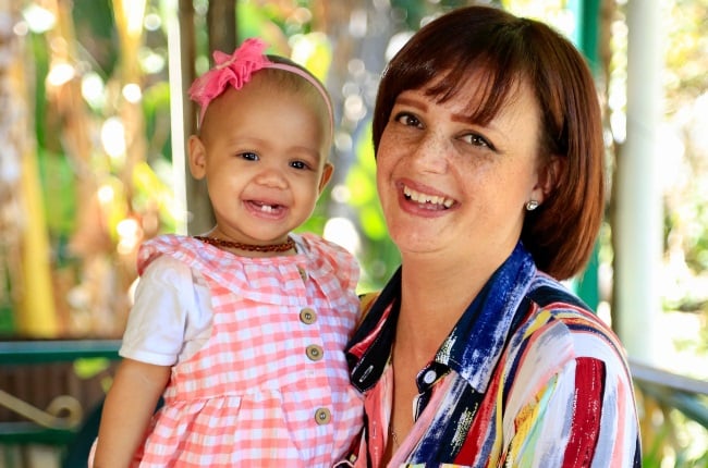 Little Gracelyn Green is now being looked after by her aunt, Lizel Solomons. (PHOTO: Corrie Hansen)