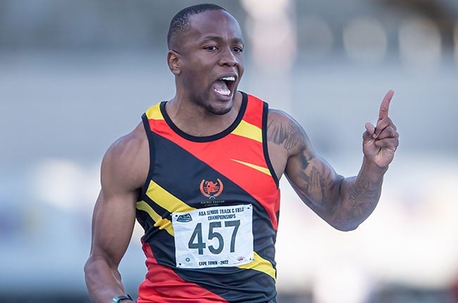 South African sprinter Akani Simbine (Gallo Images)