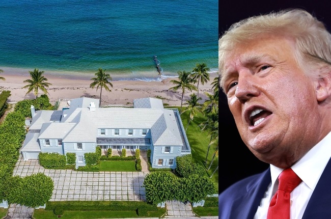 Donald Trump is selling  his spectacular ocean-side mansion in Palm Beach, Florida. (PHOTOS: REALTOR/PLANET PHOTOS/MAGAZINEFEATURES.CO.ZA/GETTY)